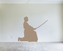 Japanese Samurai Vinyl Decals Silhouette Modern Wall Art Sticker